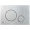 Клавиша смыва Alcaplast Thin M672 Хром матовая M672 - фото 512444