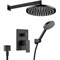 Душевая система Swedbe Platta 5554B Черная матовая sw_5554B - фото 513394