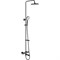 Душевая система Swedbe Hermes 5116B с термостатом Черная матовая sw_5116B - фото 513461