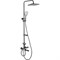 Душевая система Swedbe Hermes 5115B с термостатом Черная матовая sw_5115B - фото 513522