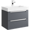 Подвесная тумба под умывальник AQWELLA Cube , 69,8см  (CUB0107GR) (Код товара: 986087) CUB0107GR - фото 516299
