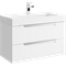 Подвесная тумба под умывальник AQWELLA Cube , 89,8см  (CUB0109W) (Код товара: 986090) CUB0109W - фото 516311
