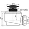 Сифон для душевого поддона Alcaplast A465BLACK-50 Черный матовый A465BLACK-50