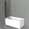 Шторка на ванну BelBagno Uno 90 UNO-V-1-90/150-C-NERO профиль Черный матовый стекло прозрачное UNO-V-1-90/150-C-NERO - фото 517288