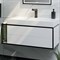 Тумба под раковину Clarberg Logic 100 R LOG0110R подвесная Белая LOG0110R - фото 519680