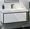 Тумба под раковину Clarberg Logic 80 L LOG0108L подвесная Белая LOG0108L - фото 519851