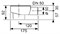 Сифон Tece Drainline DN50 0,8 л/с 650001 горизонтальный без погружного стакана 650001