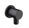 KLUDI Nova Fonte Puristic 205433915 Подключение душевого шланга (чёрный матовый) 205433915 - фото 532884