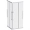 Душевой уголок AM.PM Func 90x90 W84G-403-9090-МТ профиль, Хром матовый стекло прозрачное W84G-403-9090-МТ - фото 533137
