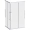 Душевой уголок AM.PM Func 120x90 W84G-403-12090-MТ профиль, Хром матовый стекло прозрачное W84G-403-12090-MТ - фото 533157