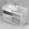Тумба под раковину AM.PM Func 100 M8FFUX1001WG подвесная, Белая глянцевая M8FFUX1001WG