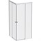 Душевой уголок AM.PM X-Joy 90х90 W94G-403-9090-МТ профиль, Хром матовый стекло прозрачное W94G-403-9090-МТ - фото 533867