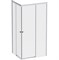 Душевой уголок AM.PM X-Joy 100х80 W94G-403-10080-MТ профиль, Хром матовый стекло прозрачное W94G-403-10080-MТ - фото 533920