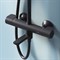 Душевая система AM.PM X-Joy F0785A522 с термостатом, Черная матовая F0785A522