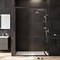 Душевая дверь AM.PM Gem 140 W90G-140-1-195BT профиль, Черный матовый стекло прозрачное W90G-140-1-195BT