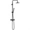 Душевая система Damixa Scandinavian Pure 936730300, Черная матовая 936730300 - фото 535030