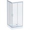 Душевой уголок AM.PM Gem Square Slide 90х90 W90UG-403-090MT профиль Хром матовый стекло прозрачное W90UG-403-090MT - фото 535205