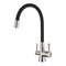 Смеситель Lemark Comfort LM3075BN-Black, для кухни с подключением к фильтру с питьевой водой, никель LM3075BN-Black - фото 537304