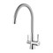 Смеситель для кухонной мойки Lemark Comfort LM3075C-Silver, подключение к фильтру с питьевой водой, с гибким изливом, хром/серебристый LM3075C-Silver - фото 537925