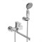 Смеситель Lemark Aura LM0651CH, для ванны и душа, с душевым гарнитуром, хром LM0651CH - фото 538026