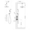 Душевая система встроенная с термостатом Timo Saona хром (SX-2399/00SM) SX-2399/00SM