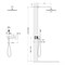 Душевая система встроенная с термостатом Timo Saona (SX-2359/17SM) SX-2359/17SM