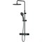 Душевая система AM.PM Inspire V2.0 F0750A422 с термостатом, Черная матовая F0750A422 - фото 538789