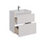 Тумба под раковину Lemark Veon 60 см, подвесная/напольная, цвет белый глянец, LM01V60T LM01V60T