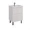 Тумба под раковину Lemark Veon 60 см, подвесная/напольная, цвет белый глянец, LM01V60T LM01V60T