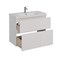 Тумба под раковину Lemark Veon 90 см, подвесная/напольная, цвет белый глянец, LM01V90T LM01V90T