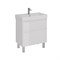 Тумба под раковину Lemark Combi 80 см, подвесная/напольная, цвет белый глянец, LM03C80T LM03C80T