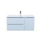 Тумба с умывальником, подвесная, 100 см,голубой, Edifice, IDDIS подходит умыв. 0101000i28 (EDI10B0i95K) EDI10B0i95K