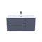 Тумба с умывальником, подвесная, 100 см, темно-серый, Edifice, IDDIS подходит умыв. 0101000i28 (EDI10D0i95K) EDI10D0i95K