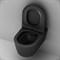 C8F1701MBSC Func подвесной унитаз 54 см FlashClean с сиденьем микролифт, черн мат C8F1701MBSC