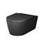 C8F1701MBSC Func подвесной унитаз 54 см FlashClean с сиденьем микролифт, черн мат C8F1701MBSC