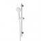 F0190033 Gem душ.комплект: ручн.душ 1 ф-ция d 110 мм, штанга 700, шланг 1 750 мм, белый, шт. F0190033
