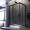 W90G-404-120280-BT Gem Twin Slide 120x80. Душевое ограждение,120x80, профиль черный мат., стекло про W90G-404-120280-BT
