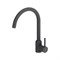 D3007022 Logic кухонный смеситель поворотный, черный D3007022