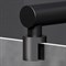 W94WI-90-F1-BTE Душевая перегородка X-Joy 90x195, стекло прозр. 6 мм + покрытие, фурнитура черный W94WI-90-F1-BTE