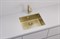 Мойка кухонная Alveus Kombino 50 Monarch Gold SAT 542X442X195 U нержавеющая сталь, с выпуском, без сифона 1120361