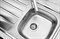 Мойка кухонная Alveus Zoom 20 NAT 790х500х155 нержавеющая сталь, с сифоном 1098938