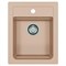 Мойка кухонная Alveus Granital Atrox 10 Terra-G22 400х500х195 с сифоном, бежевая 1139768 - фото 546877