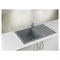 Мойка кухонная Alveus Granital Cadit 20 Concrete-G81 790х500х200 с сифоном, серая 1132025