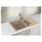 Мойка кухонная Alveus Granital Cadit 70 Beige-G55 790х500х200 с сифоном, бежевая 1131359