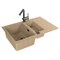 Мойка кухонная Alveus Granital Cadit 70 Beige-G55 790х500х200 с сифоном, бежевая 1131359