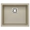 Мойка кухонная Alveus Granital+ Quadrix 50 Pebble-G02M 560х460х200 с сифоном, бежевая 1108035 - фото 547129