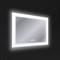 Зеркало Cersanit Led 060 Design Pro 80 KN-LU-LED060*80-p-Os с подсветкой с диммером, часами и подогревом KN-LU-LED060*80-p-Os