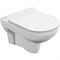 Комплект унитаза с инсталляцией Cersanit City 64439 с сиденьем Микролифт и Белой глянцевой клавишей смыва 64439