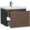 Тумба под раковину Cersanit Grande 60 64759 подвесная Черная Орех 64759