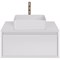 Тумба под раковину Dreja Insight 80 99.9200 подвесная, Белый глянец 99.9200